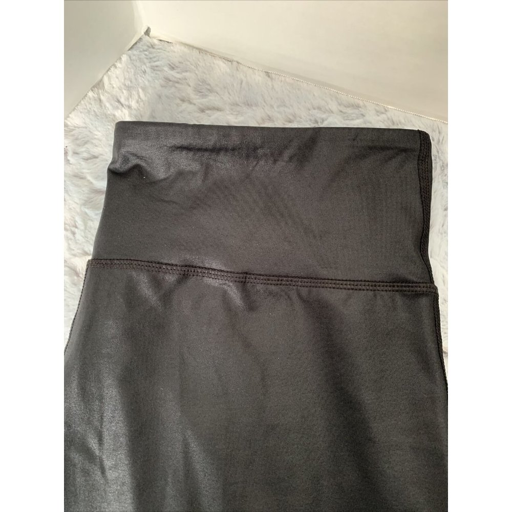 C9 Champion Women's High Waist Cropped Legging black shiny XXL - Picture 4 of 6